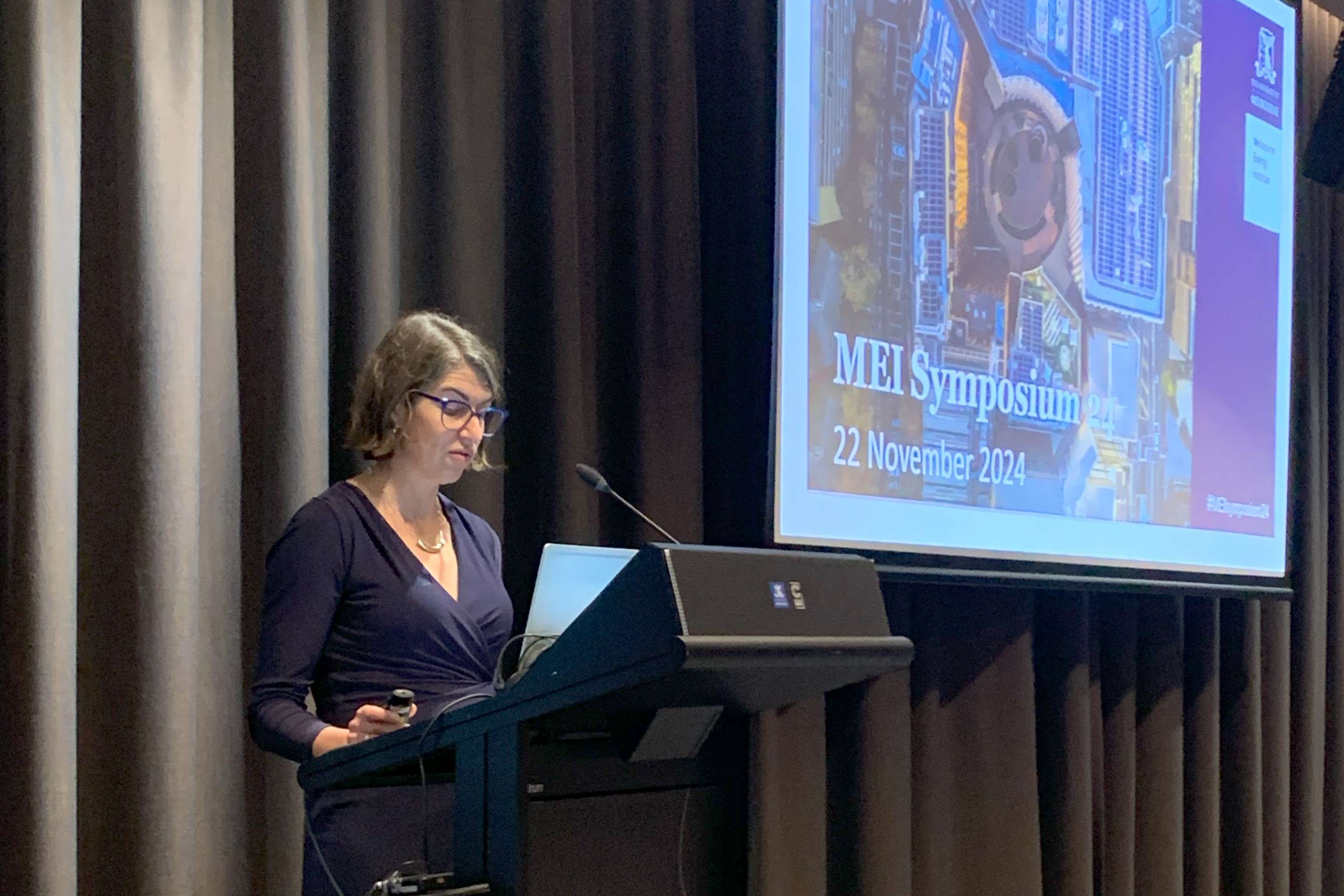 MEI Symposium 24: Plenary speaker, Anna Skarbek, Climateworks CEO Climateworks CEO, Anna Skarbek discussing five critical shifts to align our energy system with our expectations of becoming a renewable superpower.